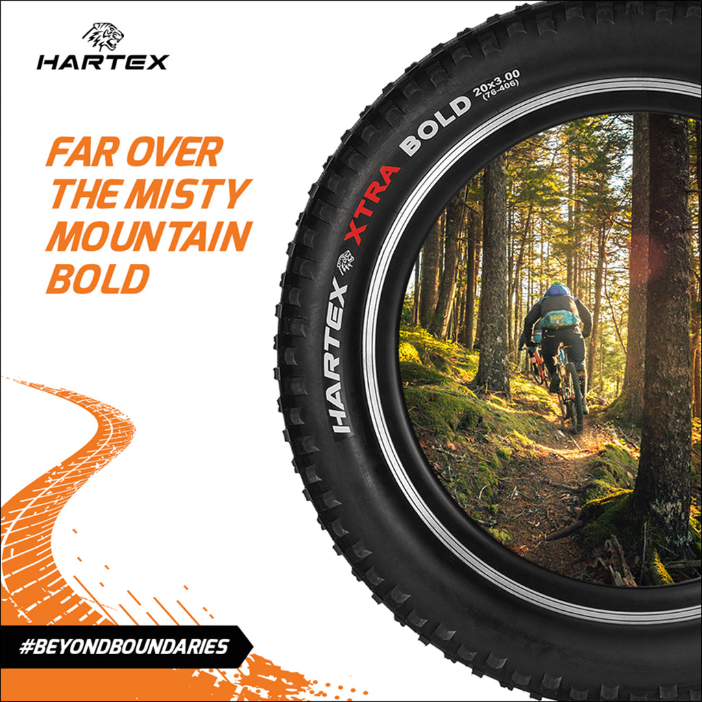 Conquer the Uncharted with Hartex Fat Cycle Tyres: Beyond Boundaries of Adventure!